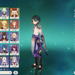 ❤️ASIA AR55 ❤️ 5 stars*7 Xiao❤️Klee❤️Tartaglia❤️Mona(C1)❤️Yae Miko❤️Keqing❤️Primordial Jade Winged-Spear ❤️ lots of 4* characters and weapons❤️ 0